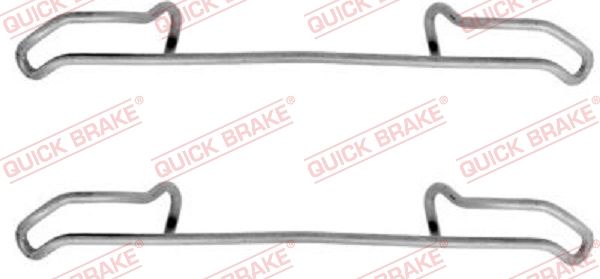 QUICK BRAKE Tarvikesarja, jarrupala 109-1085